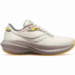 Beige Saucony Triumph 21 RUNSHIELD Women's Running Shoes | Malaysia S09284-V85