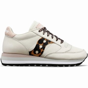 Beige / Leopard Saucony Jazz Triple Women's Sneakers | Malaysia S32570-Y20