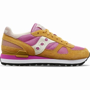 Beige / Pink Saucony Shadow Original Women's Sneakers | Malaysia S96710-A29