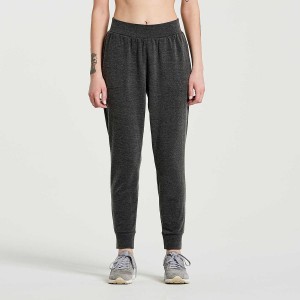 Black Saucony Boston Women's Pants | Malaysia S87415-N78