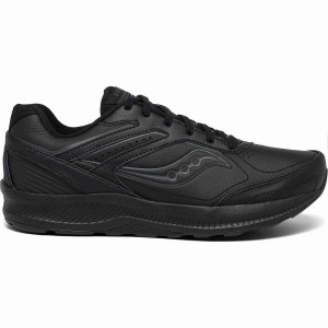 Black Saucony Echelon Walker 3 Extra Wide Men's Walking Shoes | Malaysia S40963-D62