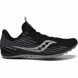 Black Saucony Havok XC 3 Spike Men's Track Spikes | Malaysia S90873-Q70