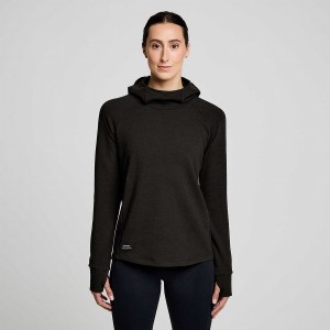 Black Saucony Triumph Tunic Women's Hoodie | Malaysia S18640-U93