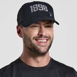 Black Saucony Trucker Men's Hats | Malaysia S97652-K10