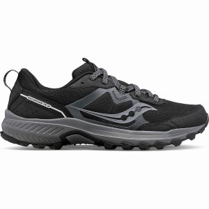 Black / Grey Saucony Excursion TR16 Men's Trail Running Shoes | Malaysia S94067-M02