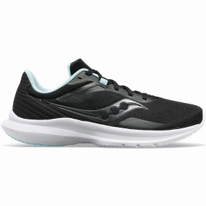 Black / Light Turquoise Saucony Convergence Women's Walking Shoes | Malaysia S75291-L59