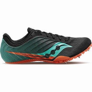 Black / Mint Saucony Spitfire 5 Men's Track Spikes | Malaysia S62918-X47