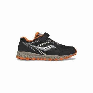 Black / Orange Saucony Cohesion TR14 A/C Sneaker Kids' Running Shoes | Malaysia S16207-C45