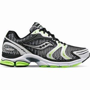 Black / Silver Saucony ProGrid Triumph 4 Women's Sneakers | Malaysia S18475-T43