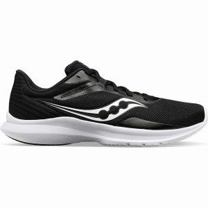 Black / White Saucony Convergence Men's Running Shoes | Malaysia S89675-N73