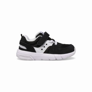 Black / White Saucony Jazz Lite 2.0 Sneaker Kids' Running Shoes | Malaysia S19348-Q85