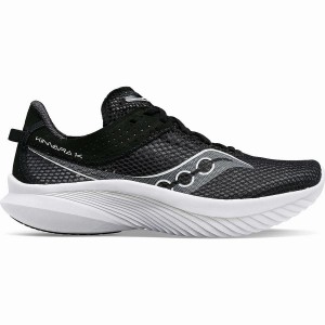 Black / White Saucony Kinvara 14 Wide Women's Running Shoes | Malaysia S71835-N70