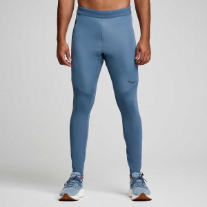 Blue Saucony Runshield Men's Tight | Malaysia S53874-D76