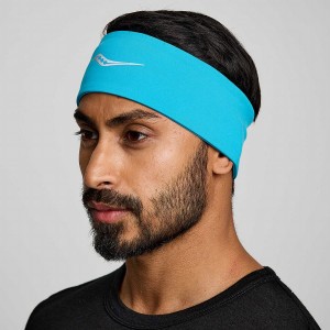 Blue Saucony Solstice Men's Headband | Malaysia S79068-Y62