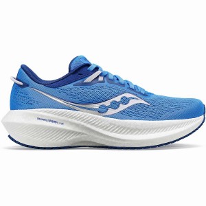 Blue Saucony Triumph 21 Wide Women's Running Shoes | Malaysia S21376-G40