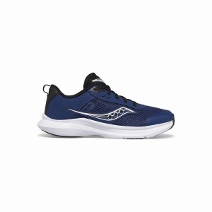 Blue / Black Saucony Axon 3 Sneaker Kids' Running Shoes | Malaysia S82304-D68