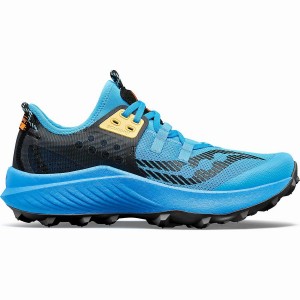 Blue / Black Saucony El Cruce Endorphin Rift Women's Trail Running Shoes | Malaysia S57430-E98