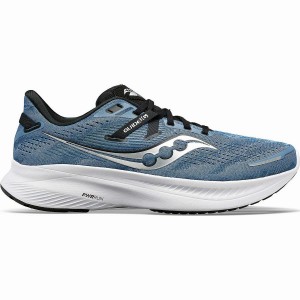 Blue / Black Saucony Guide 16 Men's Running Shoes | Malaysia S63159-A83