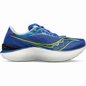 Blue / Green Saucony Endorphin Pro 3 Men's Running Shoes | Malaysia S79612-T78