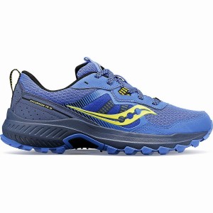 Blue / Navy Saucony Excursion TR16 Women's Trail Running Shoes | Malaysia S64879-P14