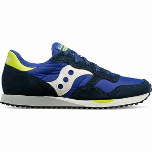 Blue / White / Light Green Saucony DXN Trainer Women's Sneakers | Malaysia S96384-T19