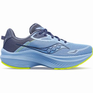 Blue / Yellow Saucony Axon 3 Women's Running Shoes | Malaysia S81729-X25