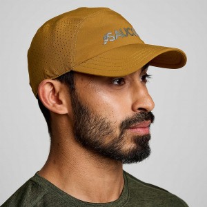 Brown Saucony Outpace Men's Hats | Malaysia S98213-X51