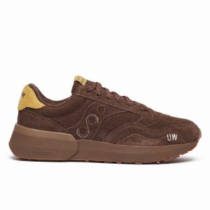 Brown Saucony X Universal Works Jazz NXT Men's Sneakers | Malaysia S51496-A90