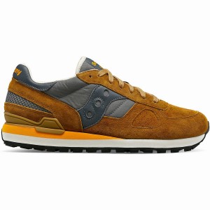 Brown / Grey Saucony Shadow Original Premium Women's Sneakers | Malaysia S51709-U46