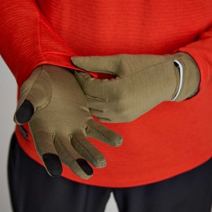 Coffee Saucony Solstice Convertible Mitt Women's Gloves | Malaysia S98507-P89