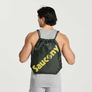 Dark Green Saucony String Men's Bags | Malaysia S17682-T24