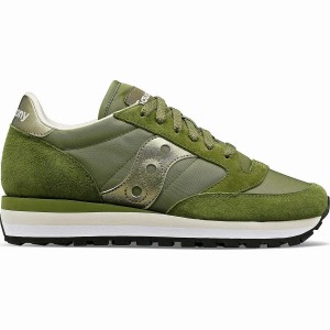 Green Saucony Jazz Triple Women's Sneakers | Malaysia S76423-U37