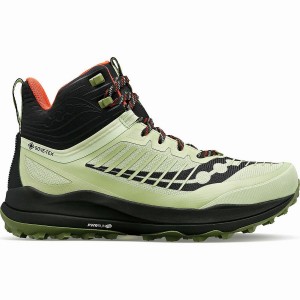 Green / Black Saucony Ultra Ridge GTX Men's Running Shoes | Malaysia S45096-F92