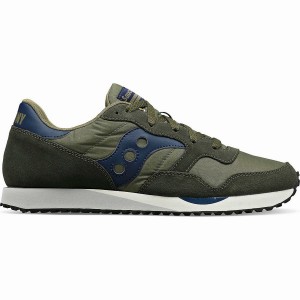 Green / Navy Saucony DXN Trainer Men's Sneakers | Malaysia S92573-Q70