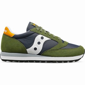 Green / Navy Saucony Jazz Original Men's Sneakers | Malaysia S40395-B27