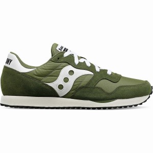 Green / White Saucony DXN Trainer Men's Sneakers | Malaysia S93627-L96