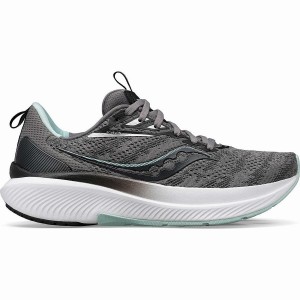 Grey Saucony Echelon 9 Wide Women's Running Shoes | Malaysia S93614-C63