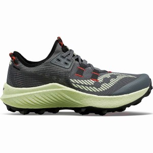 Grey Saucony Endorphin Rift Men's Running Shoes | Malaysia S05327-D81