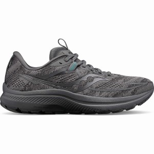 Grey Saucony Omni 21 Wide Men's Running Shoes | Malaysia S53298-E25