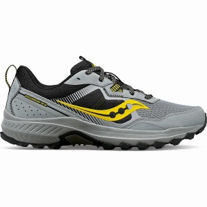 Grey / Black Saucony Excursion TR16 Men's Trail Running Shoes | Malaysia S45902-V61