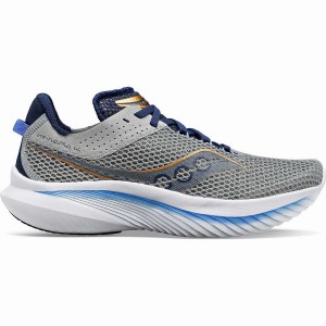 Grey / Blue Saucony Kinvara 14 Women's Running Shoes | Malaysia S61527-K94