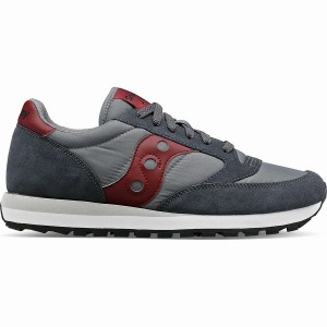 Grey / Dark Red Saucony Jazz Original Men's Sneakers | Malaysia S13562-V38