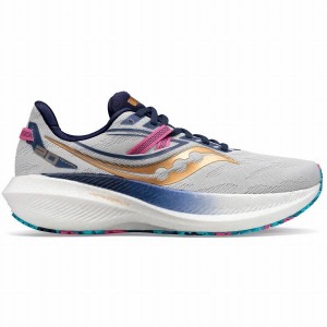 Grey / Gold Saucony Triumph 20 Men's Running Shoes | Malaysia S81350-Q39