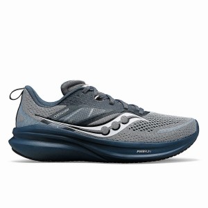 Grey / Navy Saucony Omni 22 Men's Running Shoes | Malaysia S14896-N43