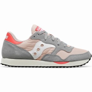 Grey / Pink Saucony DXN Trainer Women's Sneakers | Malaysia S51793-F34