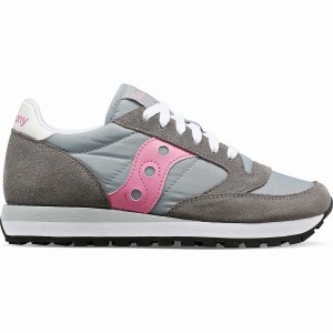 Grey / Pink Saucony Jazz Original Women's Sneakers | Malaysia S50327-N38