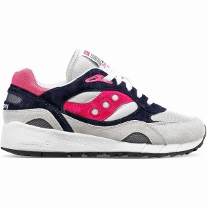 Grey / Pink Saucony Shadow 6000 Men's Sneakers | Malaysia S72940-P01