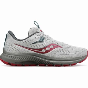 Grey / Red Saucony Omni 21 Women's Running Shoes | Malaysia S49173-B65