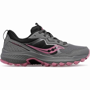 Grey / Rose Saucony Excursion TR16 Women's Trail Running Shoes | Malaysia S93816-M07