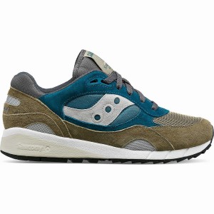 Grey / Turquoise Saucony Shadow 6000 Men's Sneakers | Malaysia S02619-U04